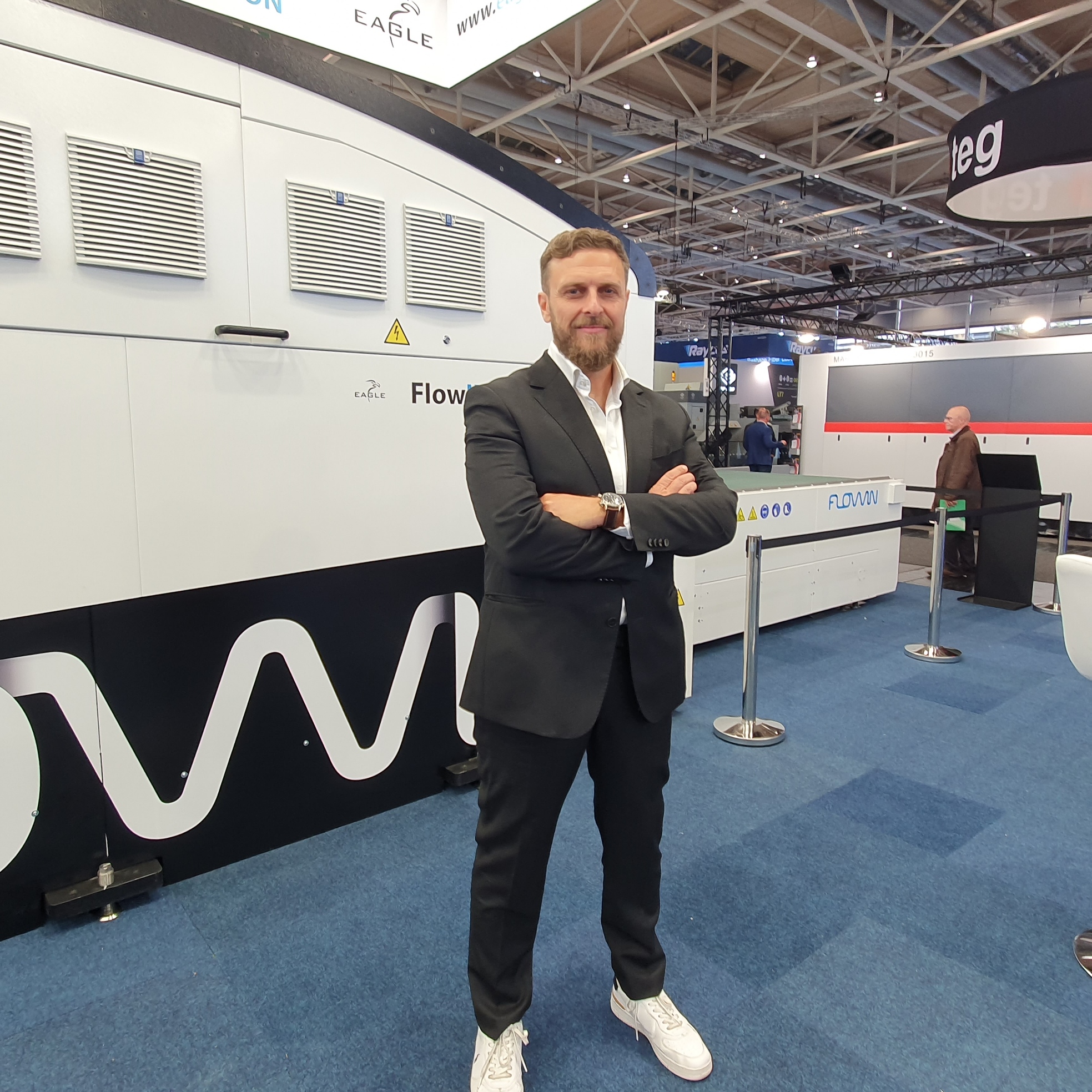 Camillo Brena, Eagle Lasers’ marketing director,