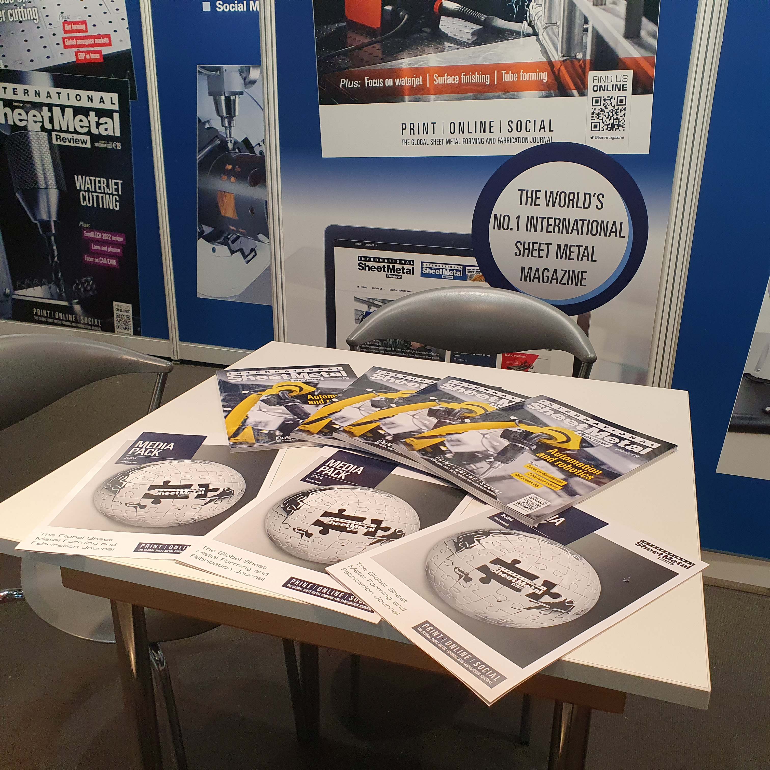 ISMR stand at Blechexpo Schweisstec 2023