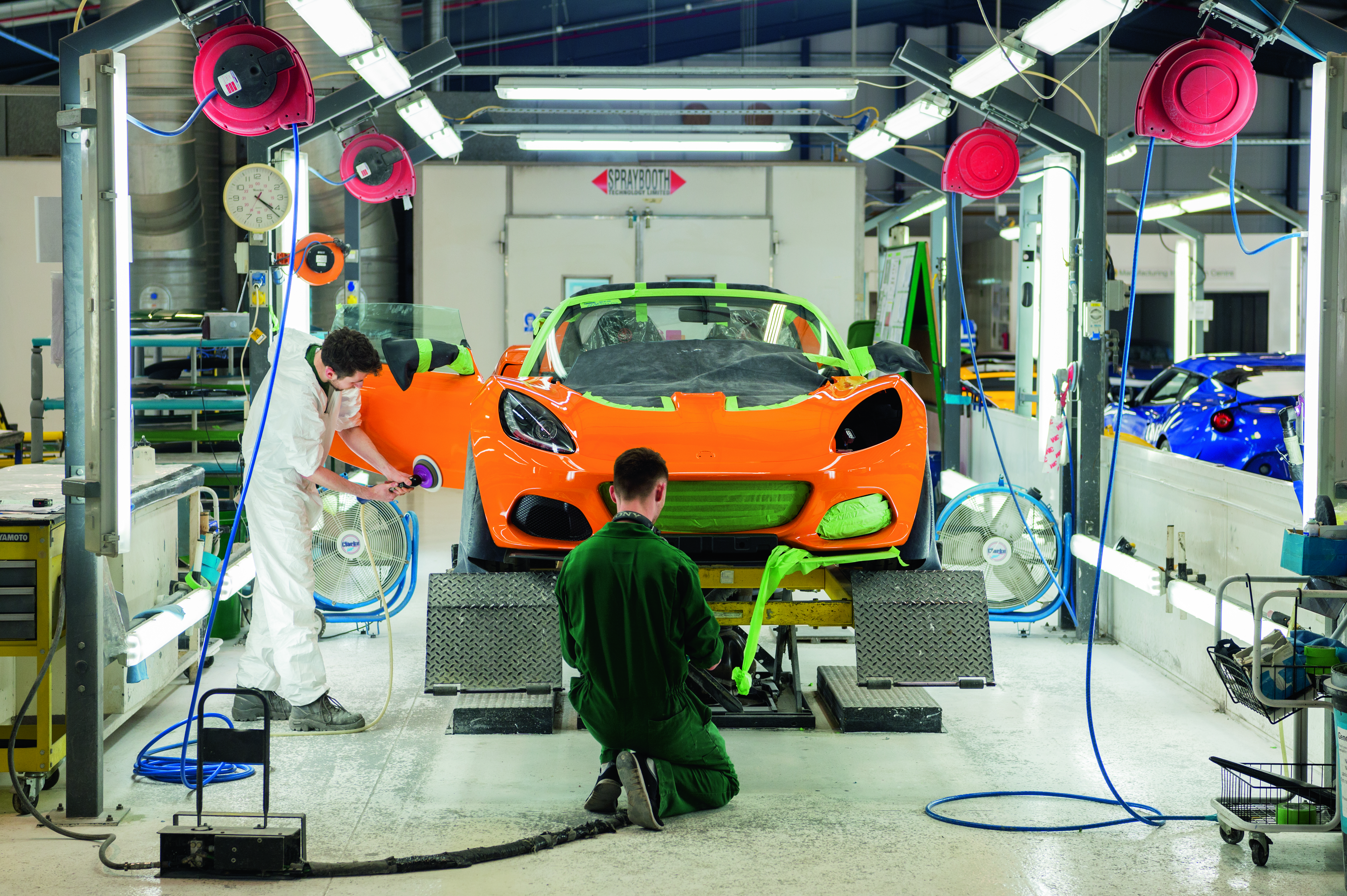Lotus production in Hethel