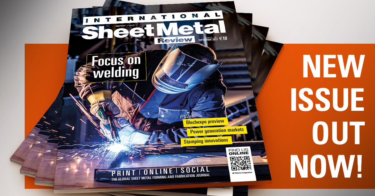 ISMR September 2023 issue, International Sheet Metal Review magazine September 2023 issue