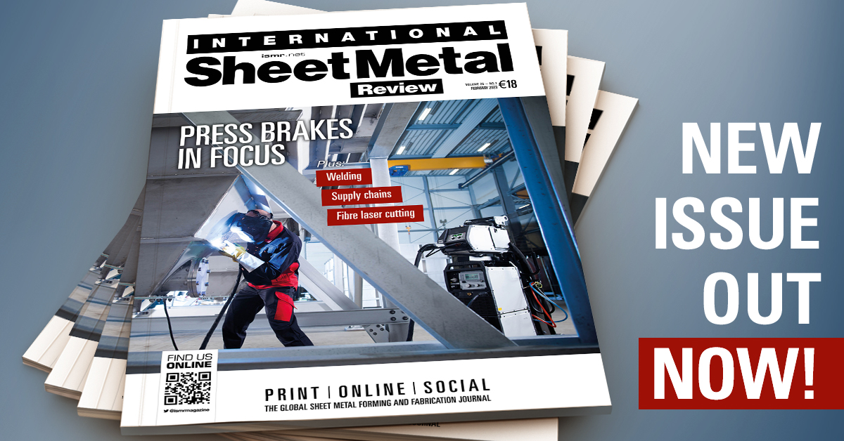 ISMR, sheet metal, International Sheet Metal Review February 2023 issue