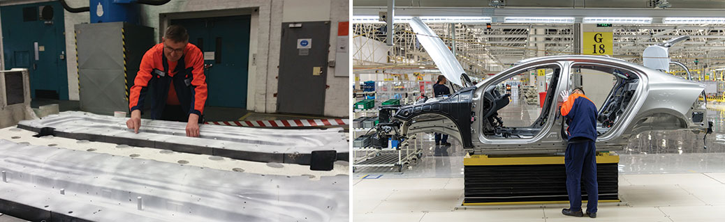 Volvo stamping and production