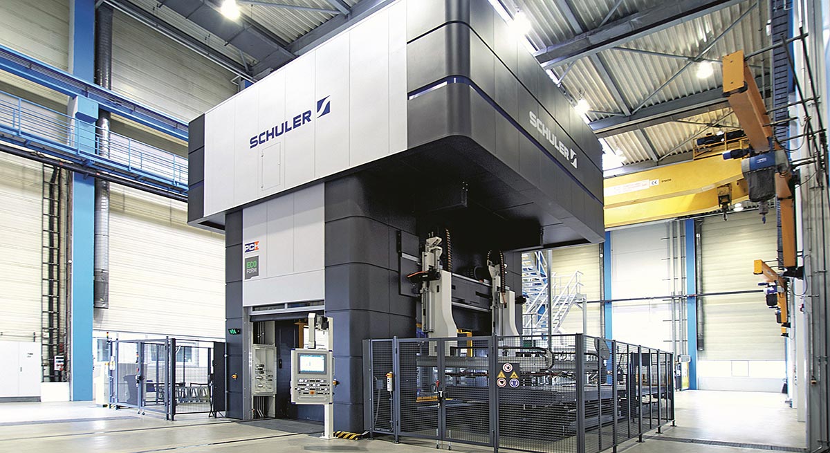Schuler's hot stamping lines