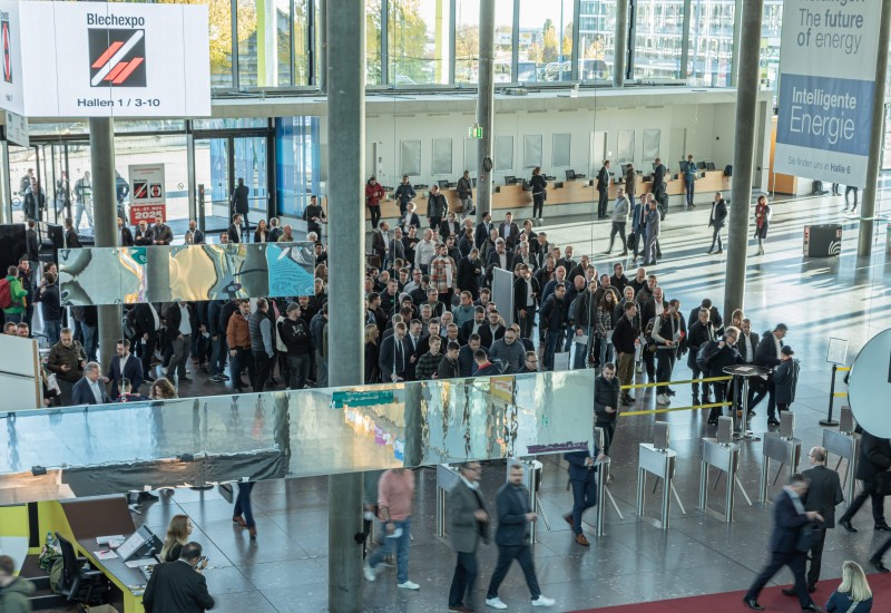 Blechexpo Schweisstec 2023, Stuttgart, Germany