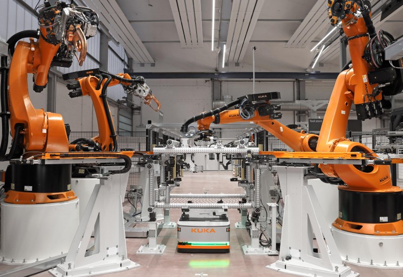 KUKA robots, smart production