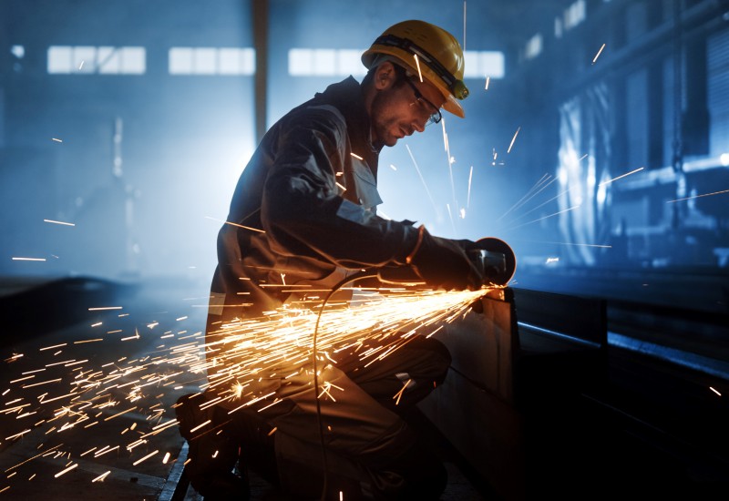 Shutterstock image, angle grinder